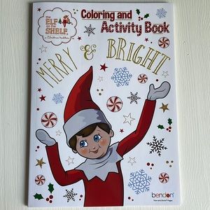 Elf on The Shelf Coloring Book for Kids Christmas Gift Stocking Stuffer Children